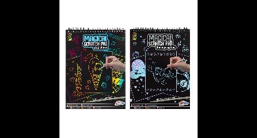 Grafix Magisch krasboek A4 20 vel + Pen